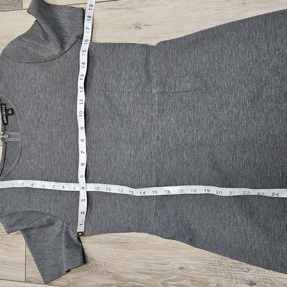 J. Crew Mercantile Short Sleeve Ponte Dress Grey Charcoal Women's 4 Classic - Picture 4 of 9